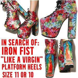 ISO:Iron Fist Iron Fist"Like a Virgin" sz 11 or 10